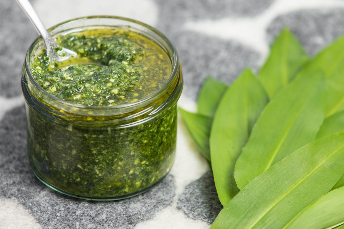Wild garlic pesto