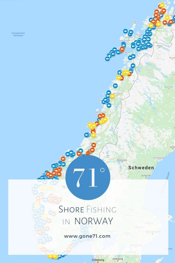 Shore Fishing Spots Norway - Gone71° N